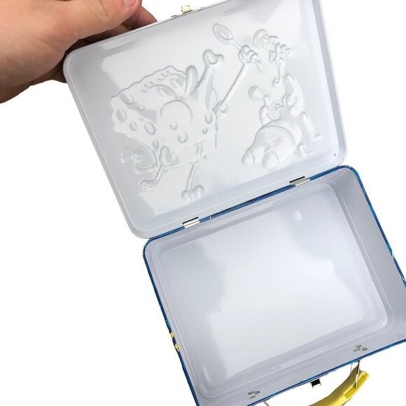 VINTAGE 2008 Spongebob Squarepants Tin Lunchbox - Picture 6 of 11